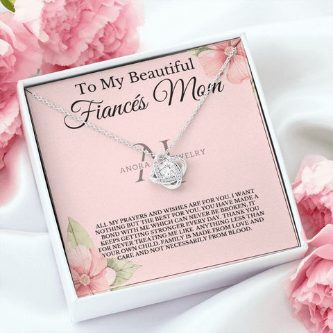To My Beautiful Fiancé's Mom - Love Knot Necklace