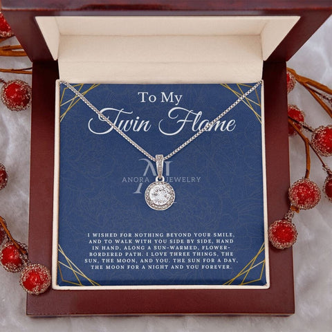 To My Twin Flame - Eternal Hope Necklace