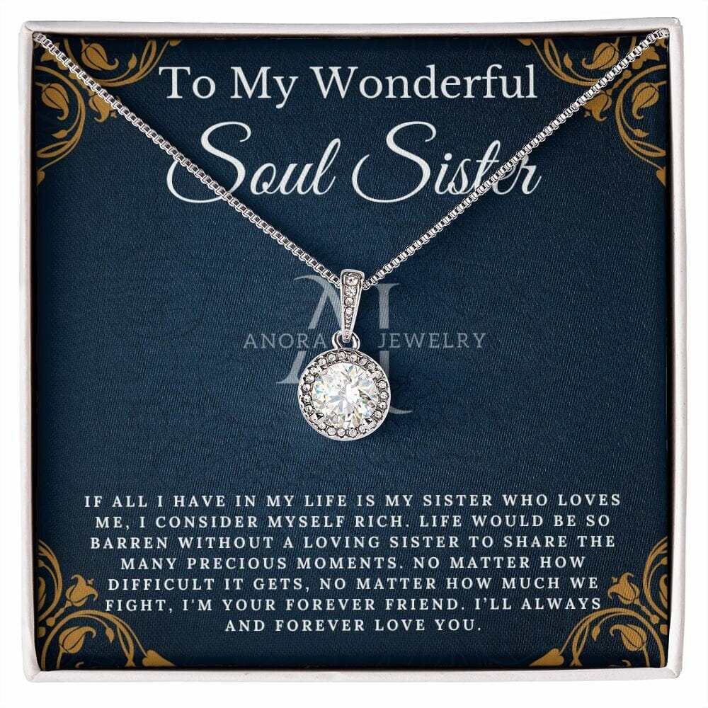 To My Wonderful Sister - Eternal Hope Necklace