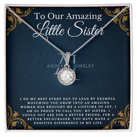 To Our Amazing Little Sister - Eternal Hope Necklace