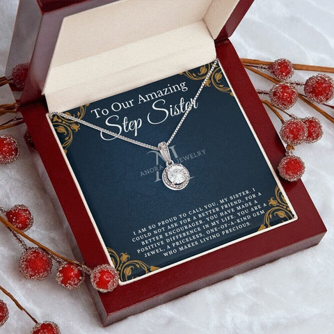 To Our Amazing Stepsister - Eternal Hope Necklace