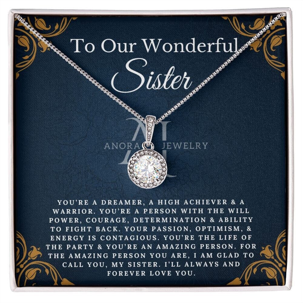 To Our Wonderful Sister - Eternal Hope Necklace