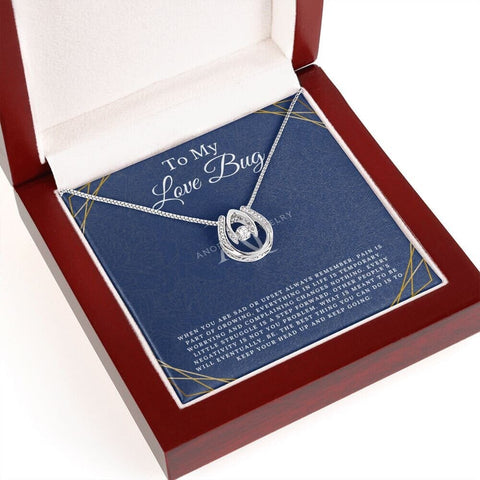 To My Love Bug - Lucky Horseshoe Necklace