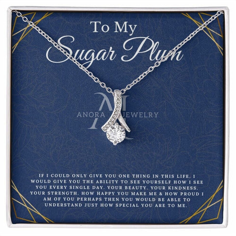 To My Sugar Plum - Petite Ribbon Necklace