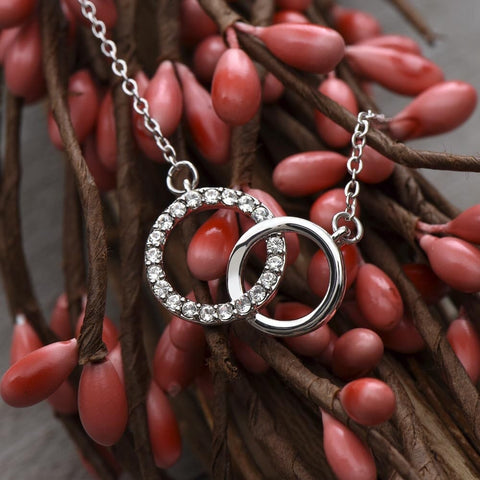 To My Beautiful Sister-In-Law - Double Circle Necklace