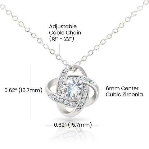 To Our Beautiful Sister - Love Knot Necklace