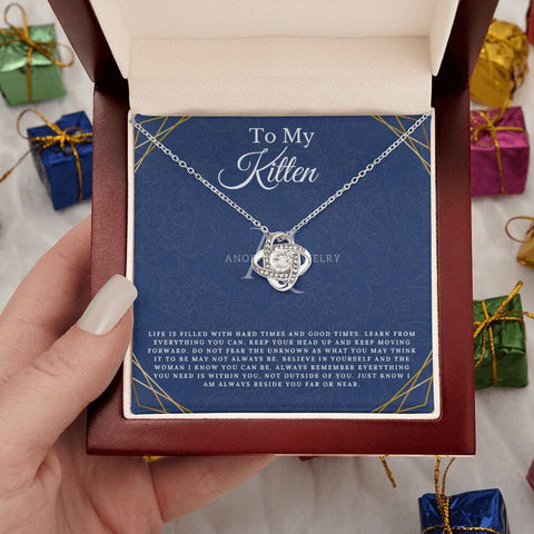 To My Kitten - Love Knot Necklace