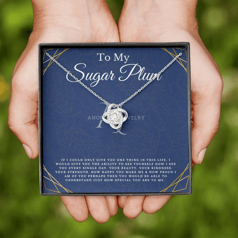 To My Sugar Plum - Love Knot Necklace