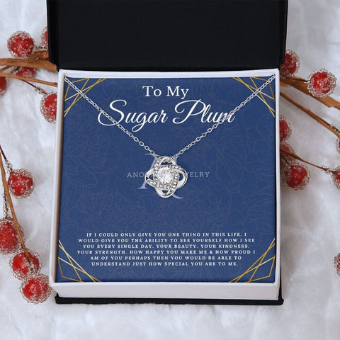 To My Sugar Plum - Love Knot Necklace