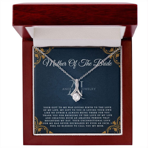 Mother Of The Bride - Petite Ribbon Necklace