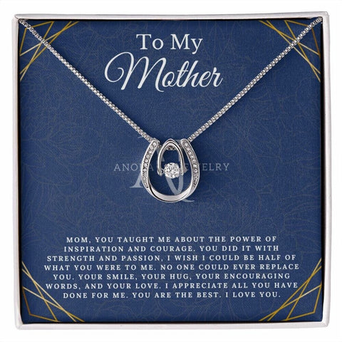 To My Mother - Lucky Horseshoe Necklace