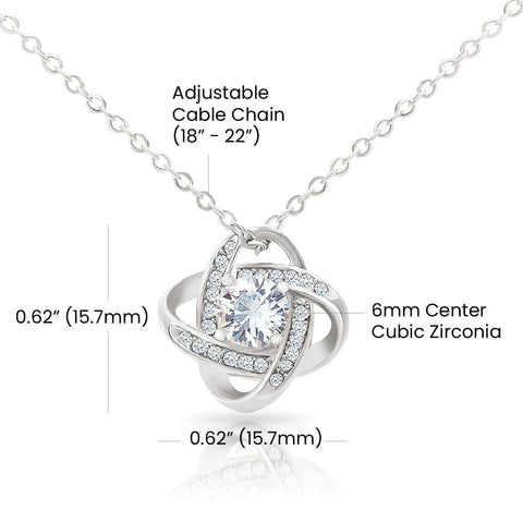 To My Other Mom - Love Knot Necklace
