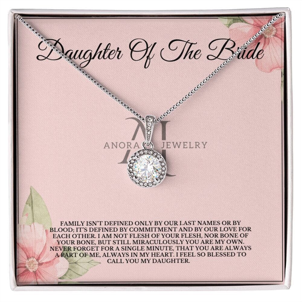 Daughter Of The Bride - 14k Gold Eternal Hope Halo Necklace