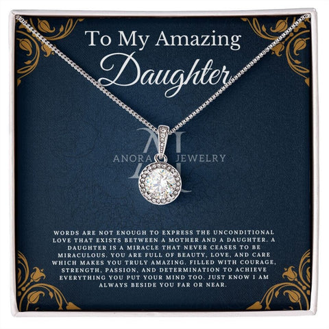 To My Amazing Daughter - Eternal Hope Necklace