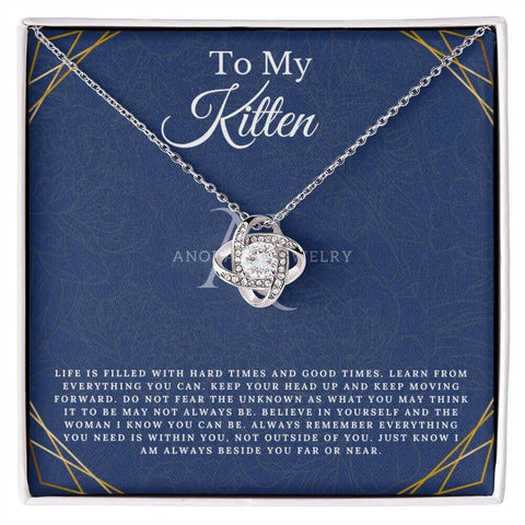 To My Kitten - Love Knot Necklace