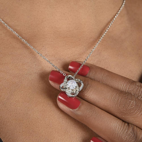 To My Stepdaughter - Love Knot Necklace