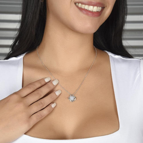 To My Sugar Plum - Love Knot Necklace