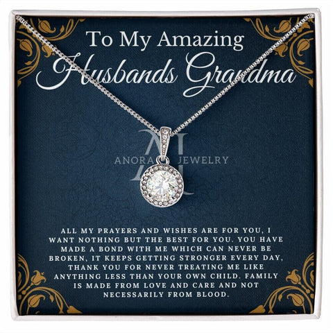 To My Amazing Husband's Grandma - Eternal Hope Necklace