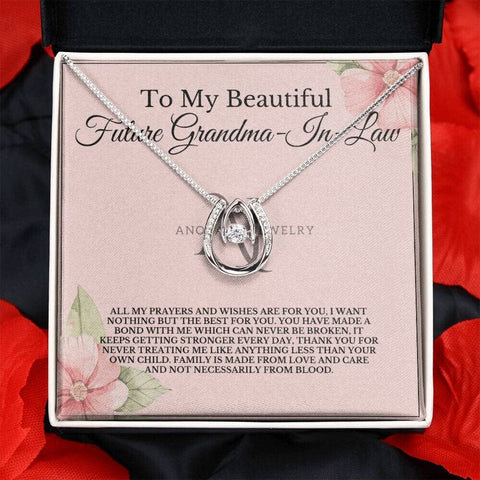 To My Beautiful Future Grandmother-In-Law - Lucky Horseshoe Necklace