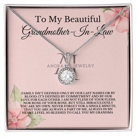 To My Beautiful Grandmother-In-Law - Eternal Hope Necklace