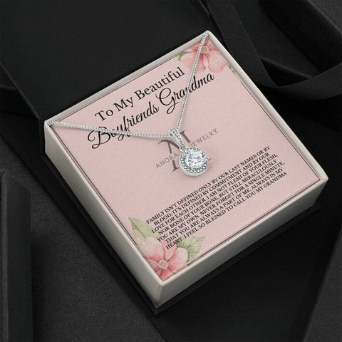 To My Beautiful Boyfriend's Grandma - Eternal Hope Halo Necklace