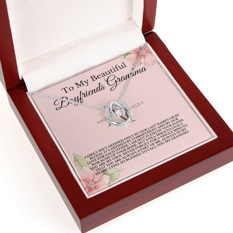 To My Beautiful Boyfriend's Grandma - Lucky Horseshoe Necklace