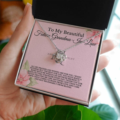 To My Beautiful Future Grandmother-In-Law - Love Knot Necklace
